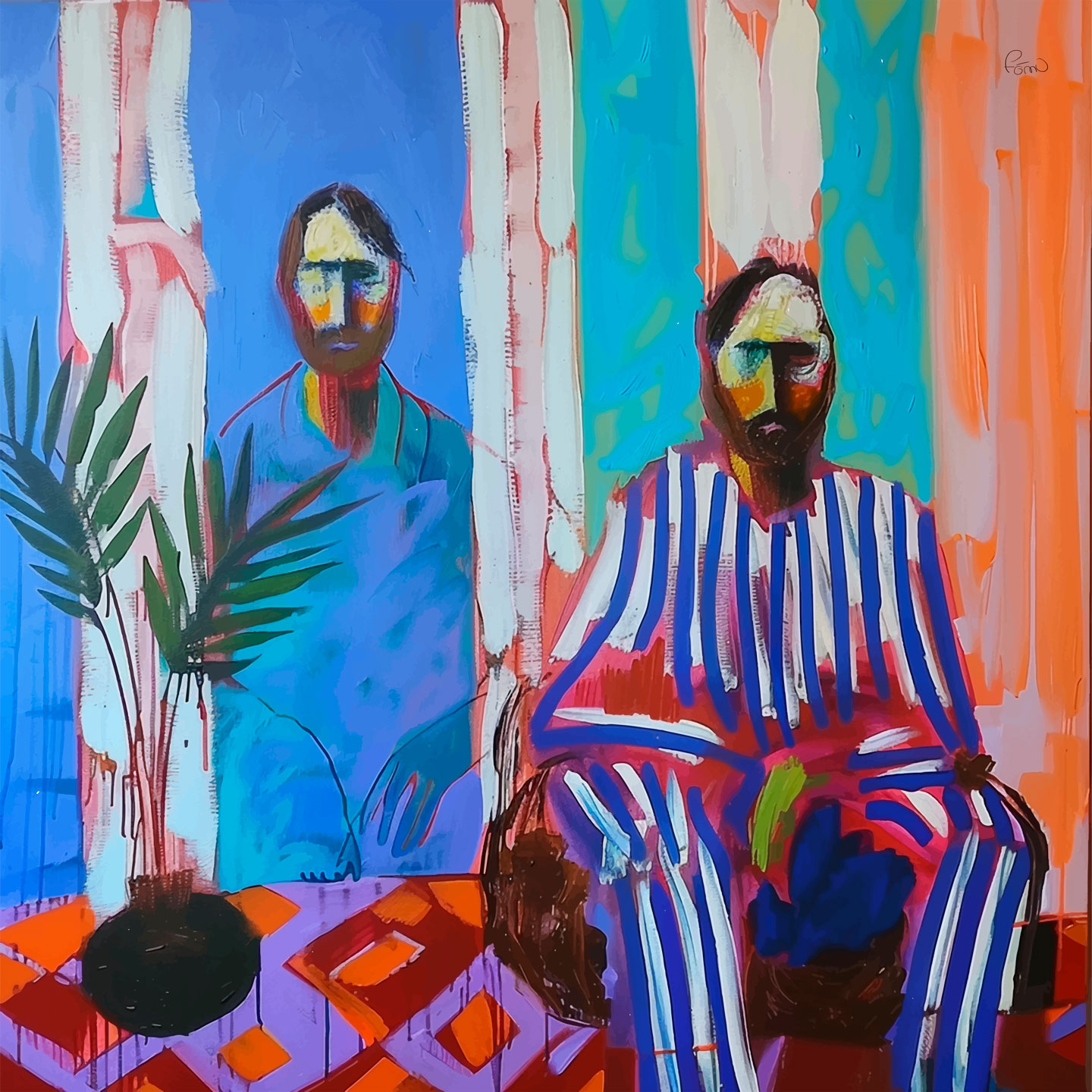 Pyjamas mænd 2 af FÅmu Illustrations