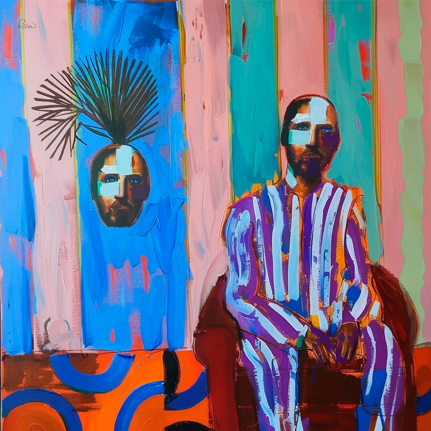 Pyjamas mænd 3 af FÅmu Illustrations