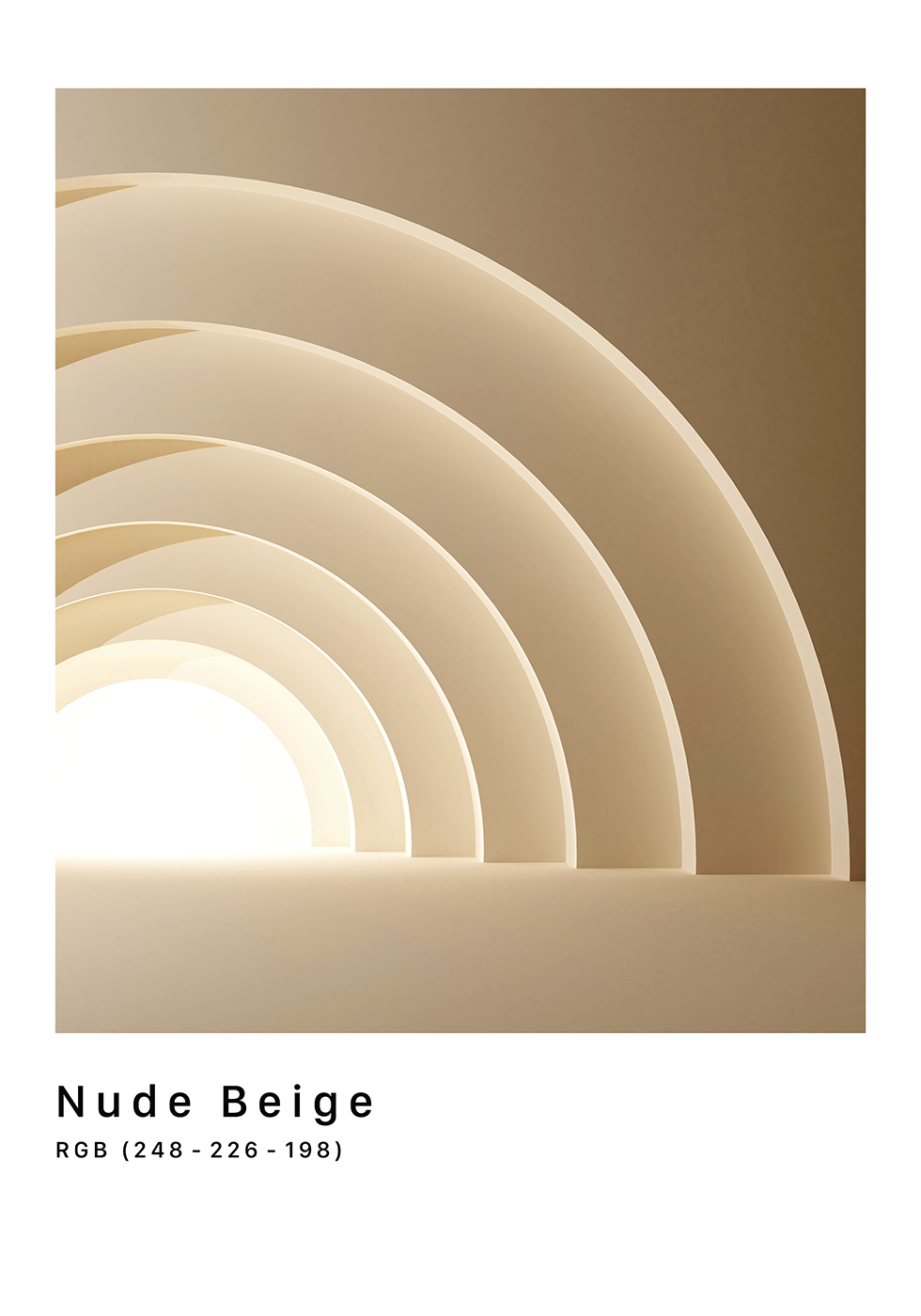RGB Nude Beige af Plakatwerket