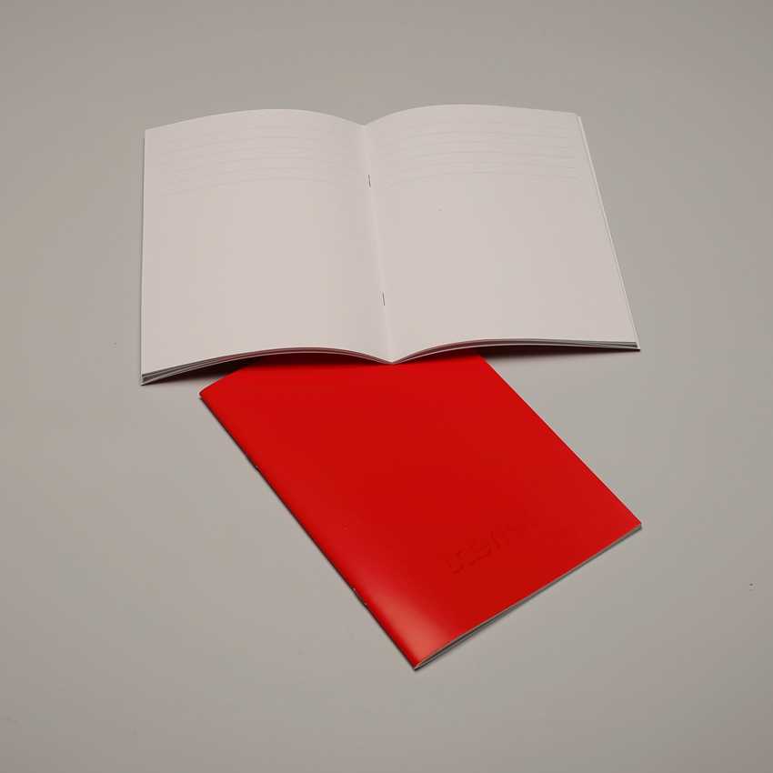 Lærlet-hæfte, rød