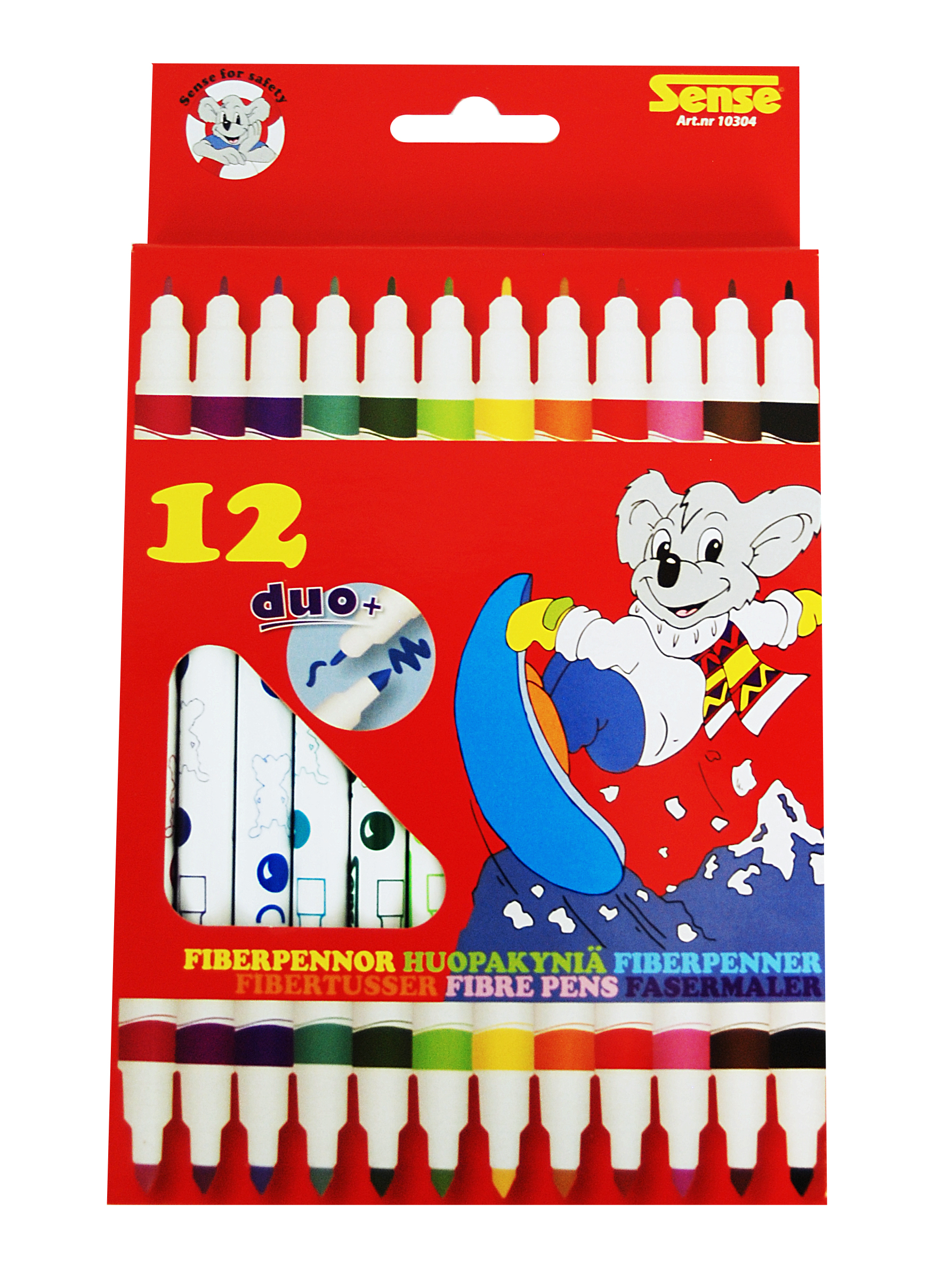 Sense 12 stk Fibertusser