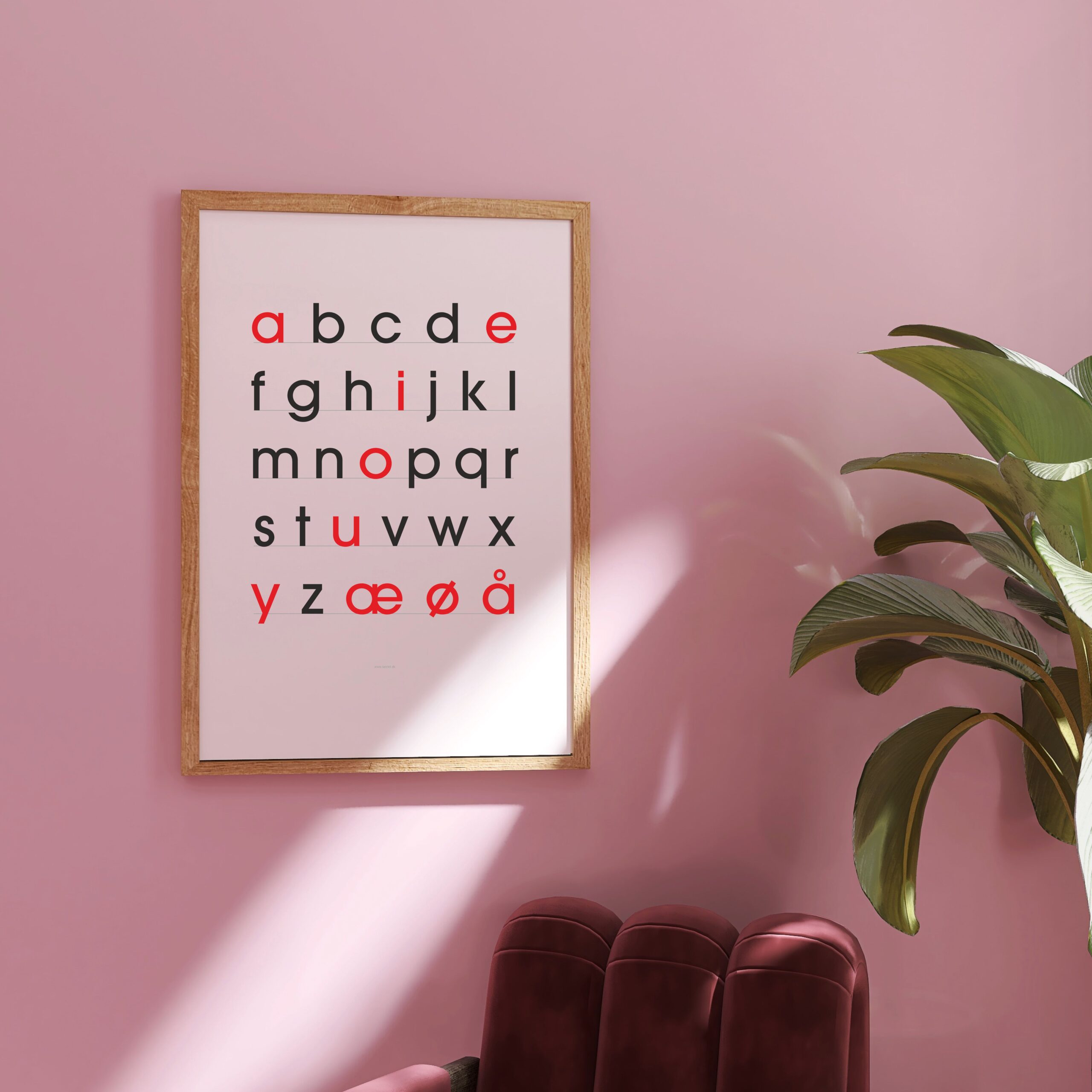 Plakat - store minuskler