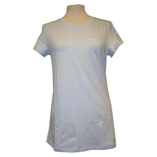 lang t-shirt til kvinder - blå-M | 168