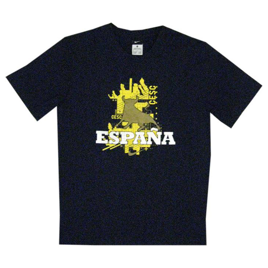 Spanien t-shirt Cesc 10 VM 2010 Fabregas 10 - mørkeblå-S