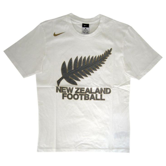 New Zealand tee All Whites VM 2010 - hvid-M