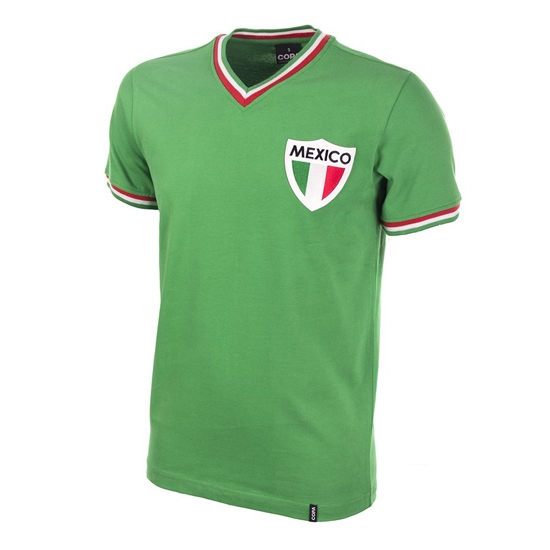 Mexico Pelé 1980's Retro Football Shirt (På lager)-L