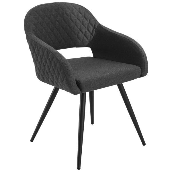 Homeville Ida stof mørkegrå