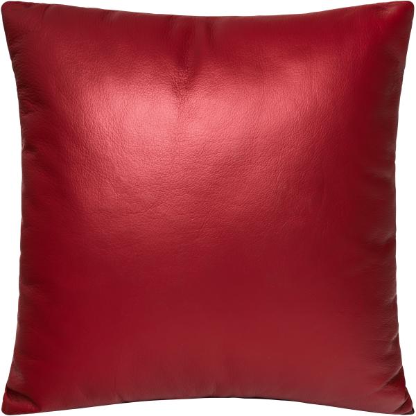 Homeville Pude læder rød 38x38cm 38x38cm