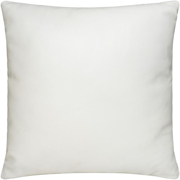 Homeville Pude læder creme 38x38cm 38x38cm