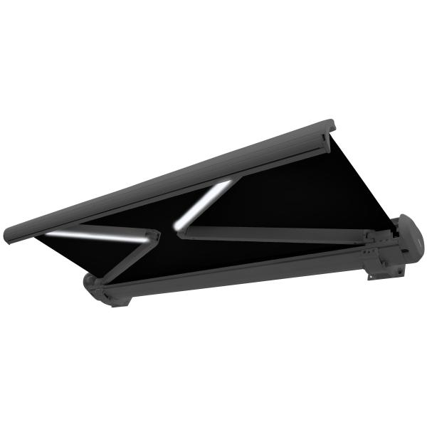 Essence Premium LED sort/antracitgrå 350x250cm