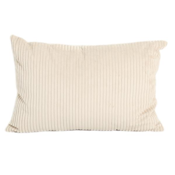 Homeville Pude fløjl beige 60x40cm