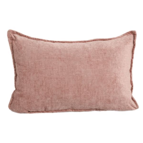 Homeville Pude velour rosa 60x40cm