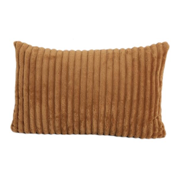 Homeville Pude imiteret pels brun 60x40cm