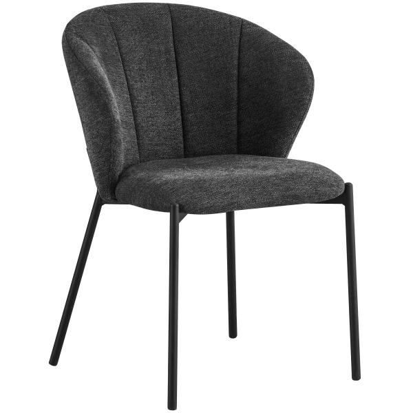 Homeville Vilma stof mørkegrå 60x48x79cm