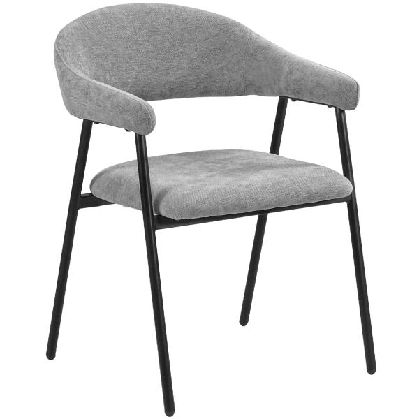 Homeville Ellen stof lysegrå 59x60,5x78,5cm