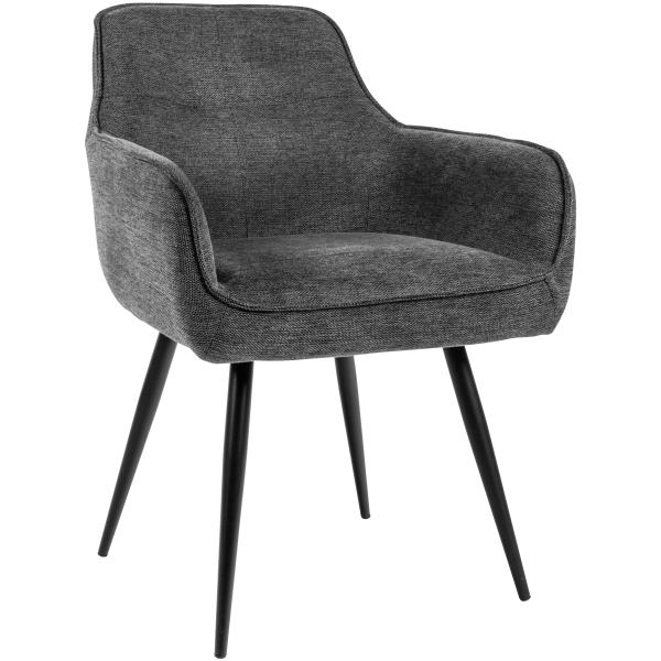 Homeville Karen stof mørkegrå 61x63x86cm