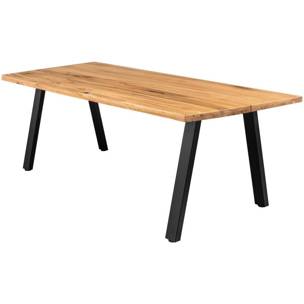 Homeville Firenze med skråben 200x95x74cm eg natur/sort 200x95x74cm