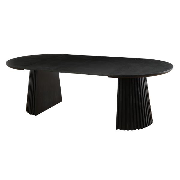 Homeville Torino eg sort 120/180/240x120x75cm