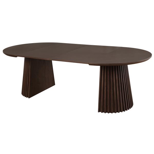 Homeville Torino eg mørkebrun 120/180/240x120x75cm