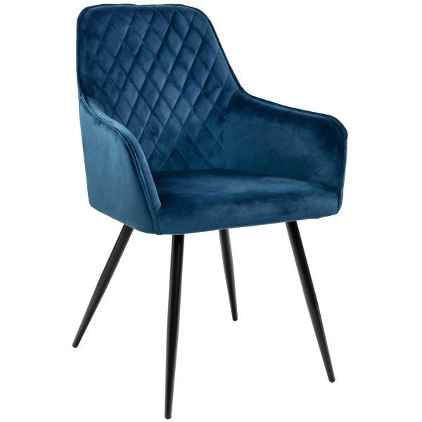 Homeville Hanne velour mørkeblå 65x57x87cm