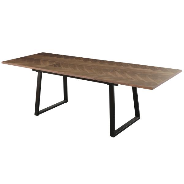 Homeville San Marino sildeben mørkebrun 150/240x90x76cm