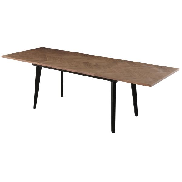 Homeville San Marino sildeben mørkebrun 150/240x90x76cm