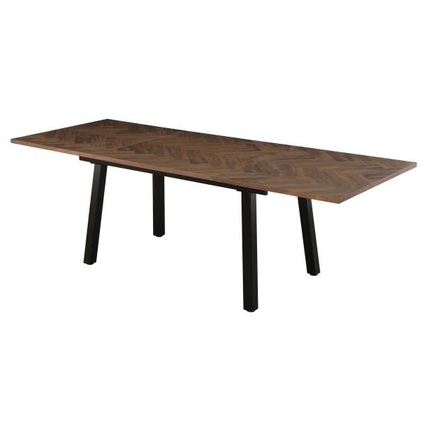 Homeville San Marino sildeben mørkebrun 150/240x90x76cm