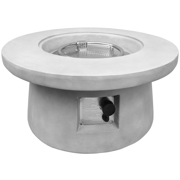 Heatus Ibiza ildbord grå 75x75x36cm