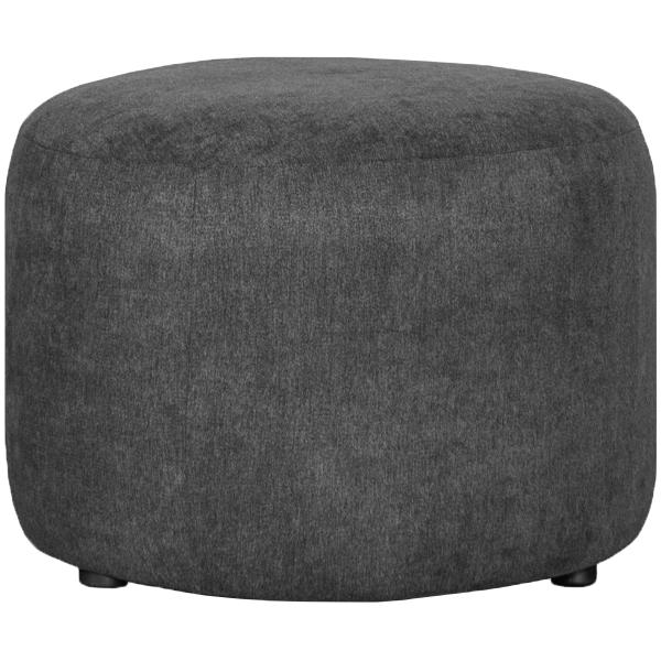 Homeville Jackson rund stof antracit