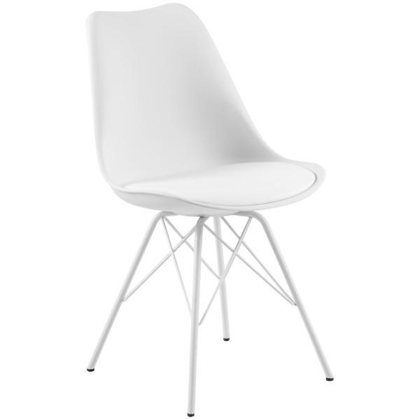 Homeville Mads hvid/hvid 55x48x84cm