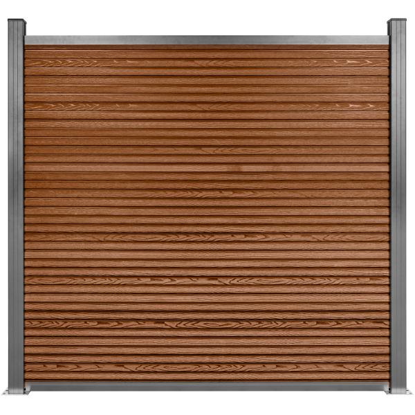 Workmann Komposithegn med 2 stolper brun 180x164cm
