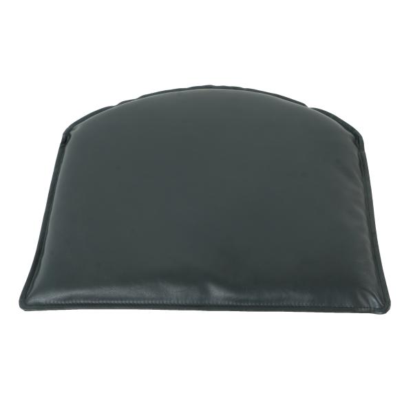 Homeville Sædehynde kunstlæder sort 46x41x3,5cm