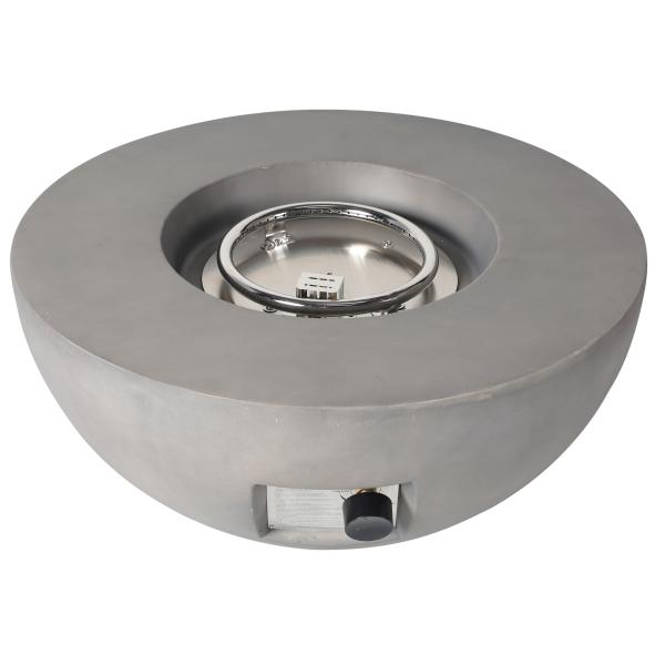 Heatus Elba ildbord mørkegrå 70x70x31,5cm