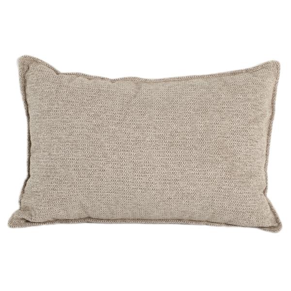 Homeville Pude møbelstof lys gråbrun 60x40cm