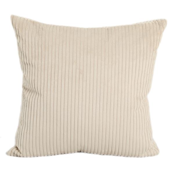 Homeville Pude fløjl beige 50x50cm