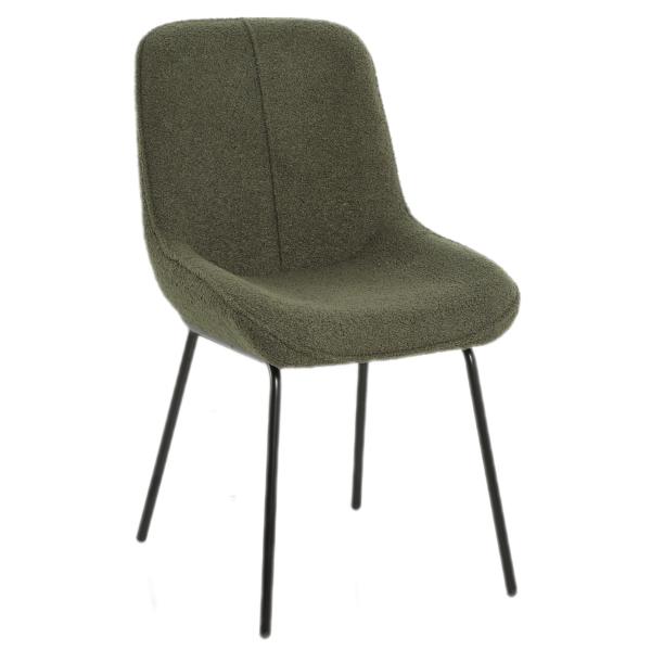 Homeville Alva teddy mørkegrøn 69x63x52cm