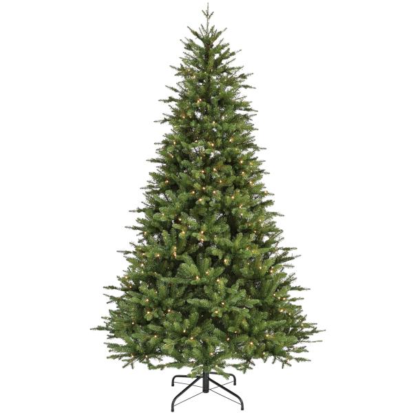 Homeville Nordisk juletræ med lys 240cm