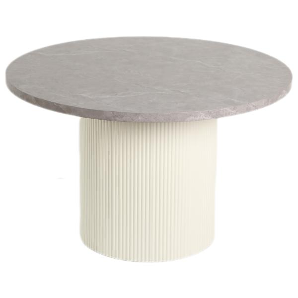 Homeville Leon hvid/grå Ø120x75cm Ø120x75cm