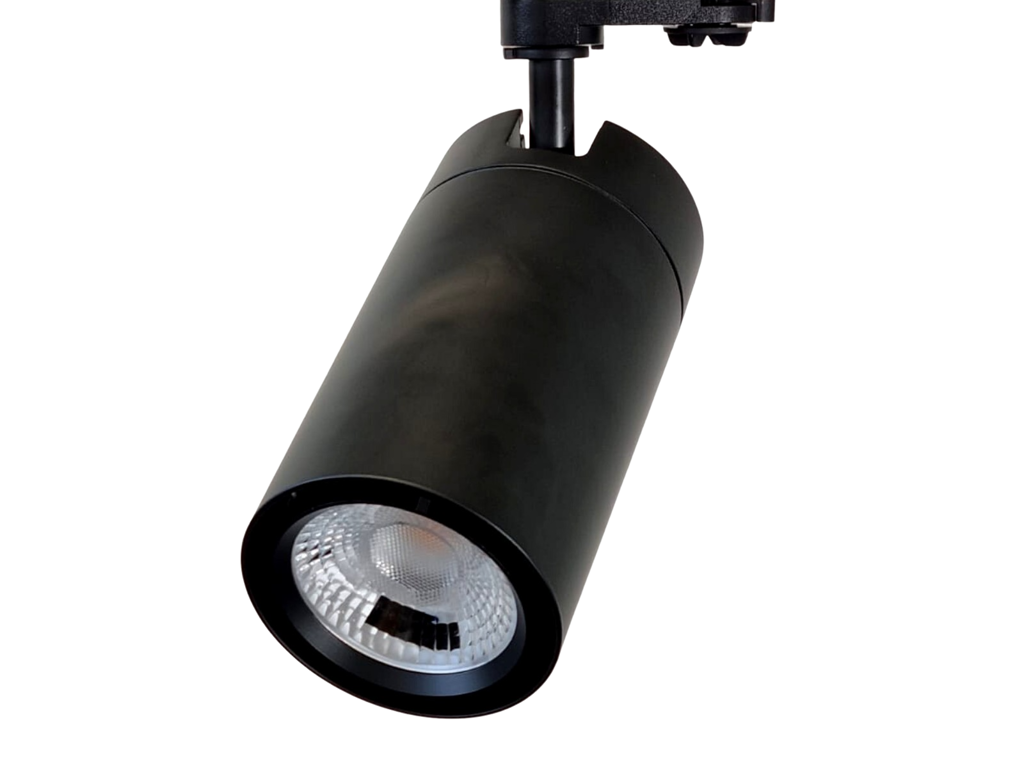 Skinnespot 3F Sort 40W 3000K 4000Lm Ra95 60°