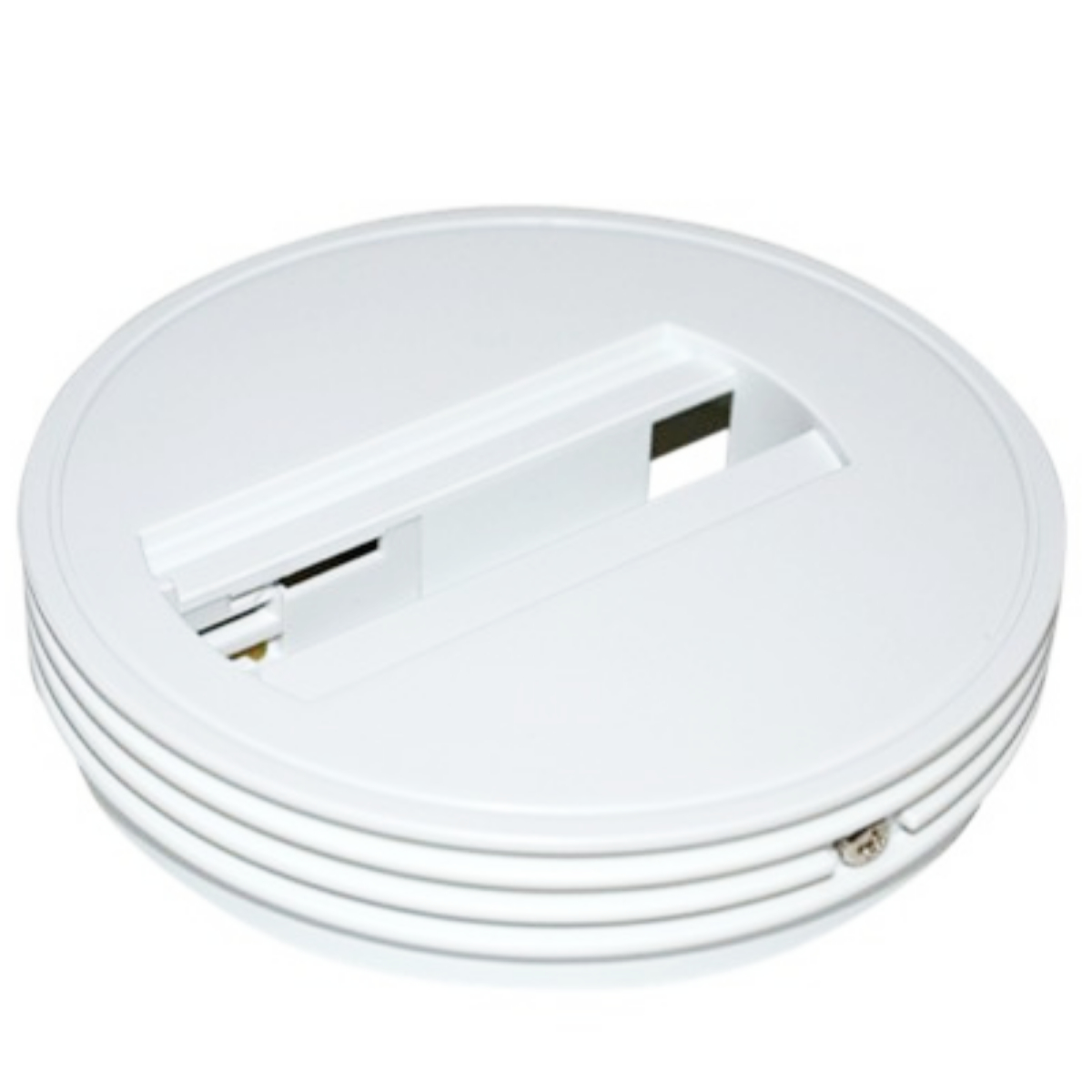 SLV 1-faset skinne roset Hvid