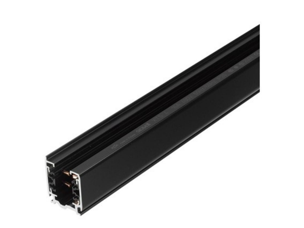 3Fase Strøm skinne 2m (Sort)