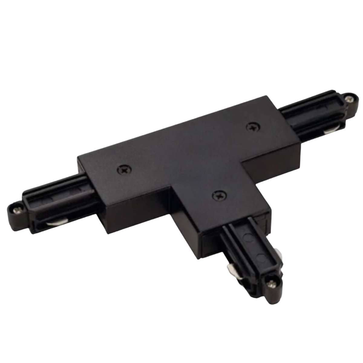 1Fase SLV skinne T-Stykke (Sort)