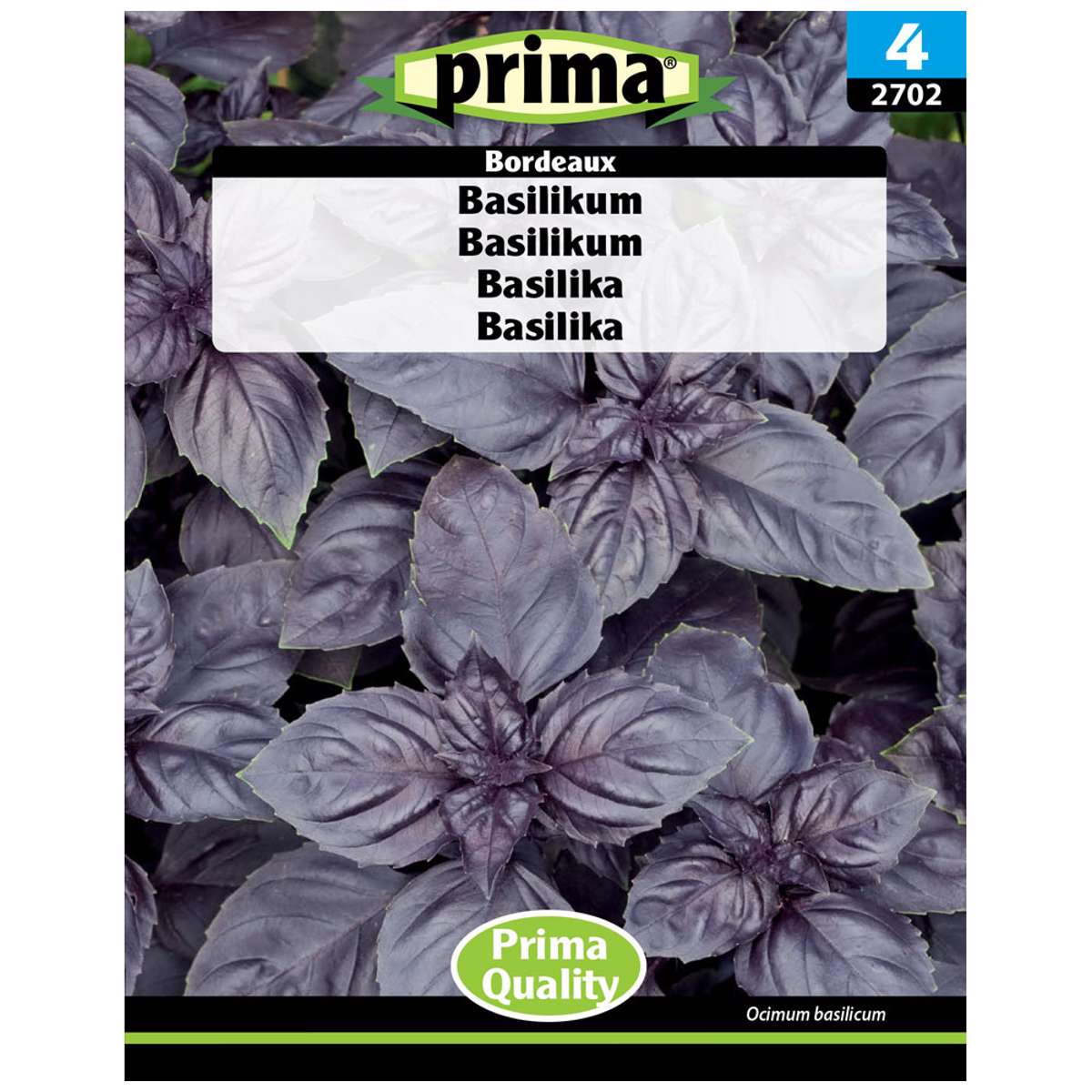 Basilikum frø Bordeaux, rød, 2702