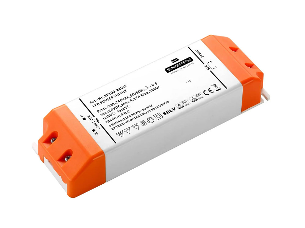 Snappy, LED Driver, 24V, 100W, Dæmpbar