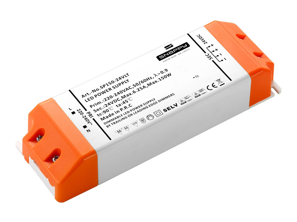Snappy, LED Driver, 24V, 150W, Dæmpbar