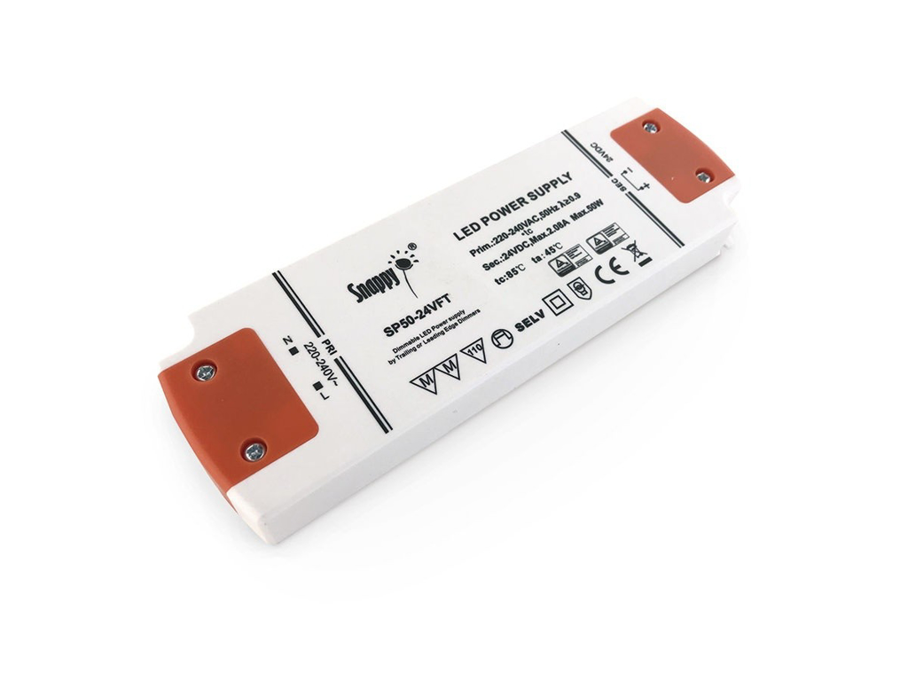 Snappy, LED Driver, 24VDC, 50W, DIM Dæmpbar
