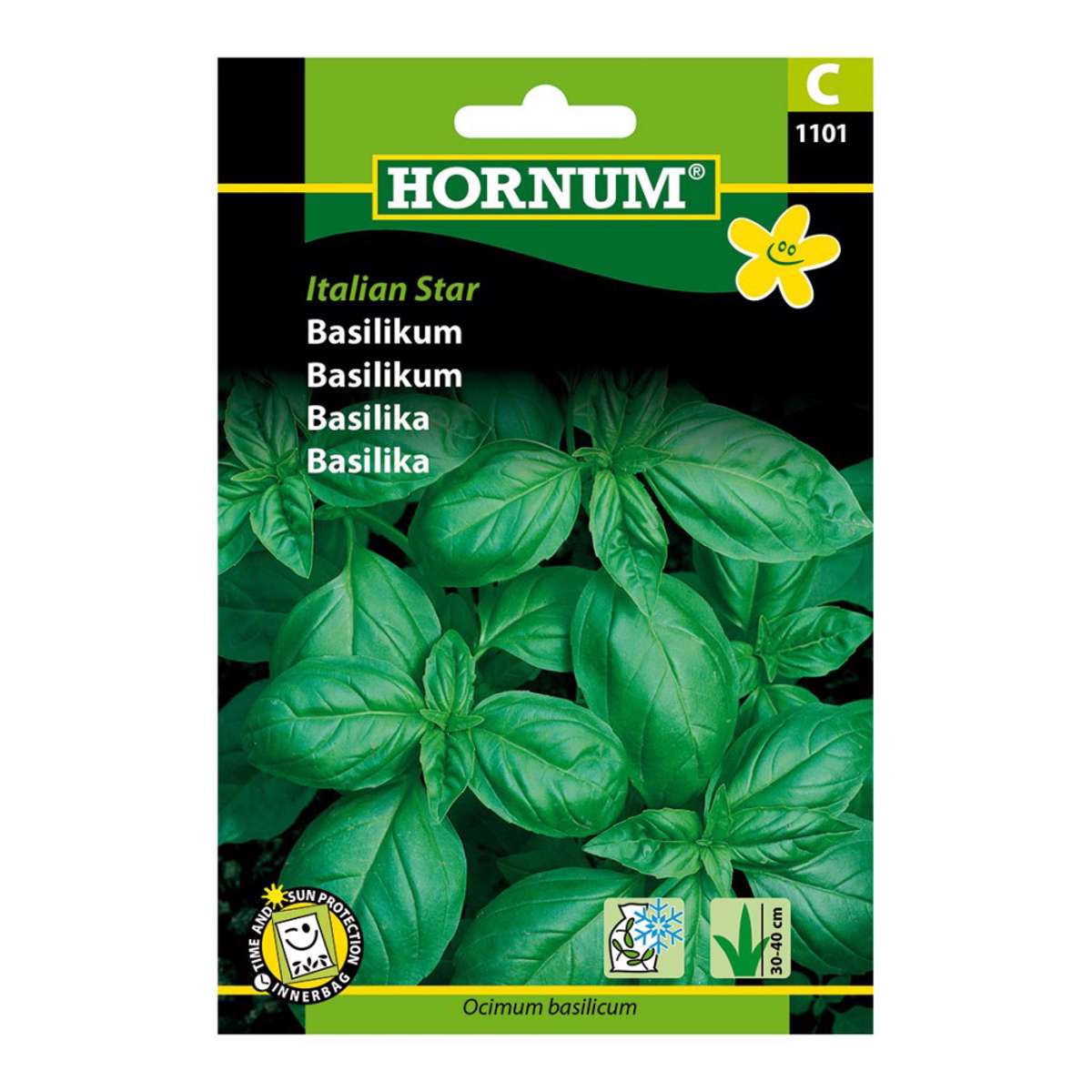 Italiensk basilikum frø - Italian Star, 1101