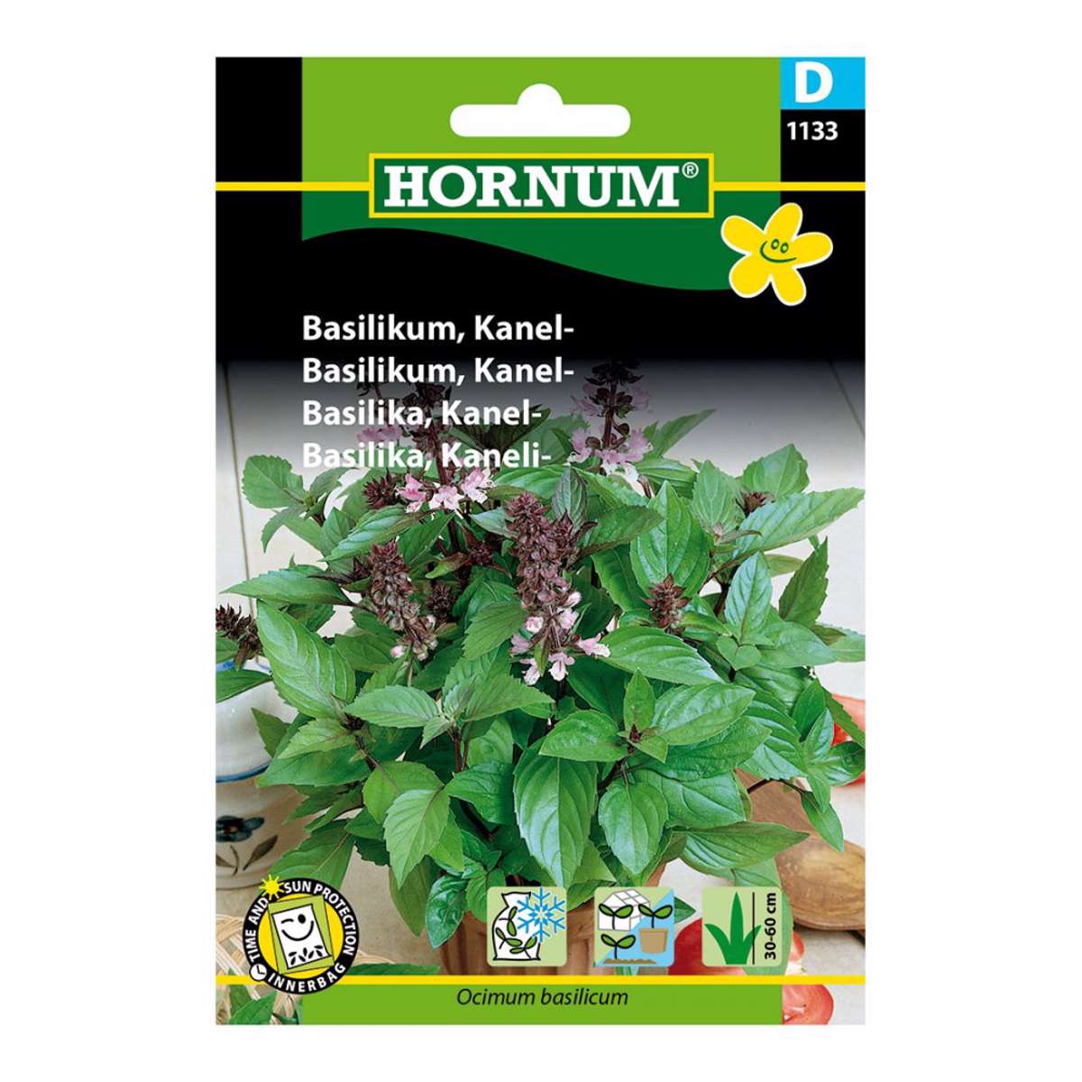 Kanel Basilikum frø - Hornum, 1133