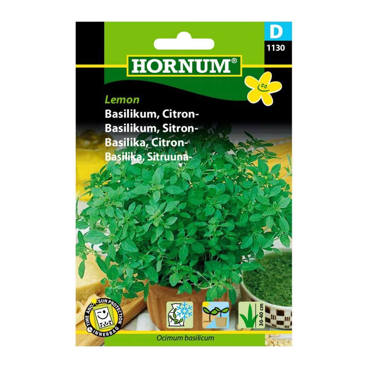 Citronbasilikum Frø, Lemon Hornum, 1130