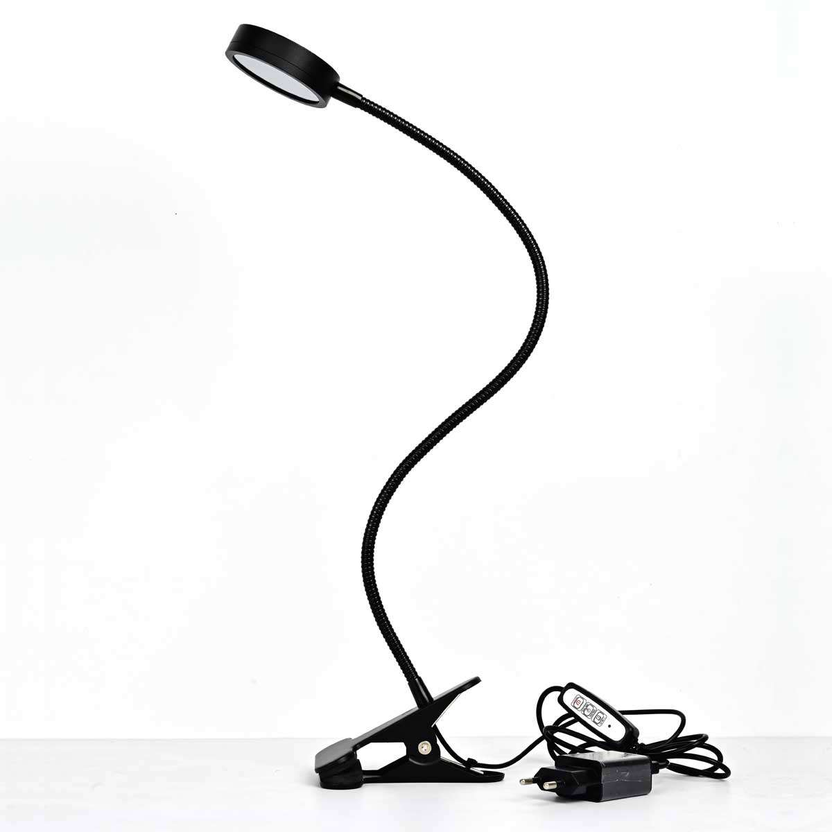 Rund LED lampe m. Clip 10Watt